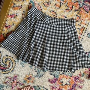 💜3/$9 Gingham Forever 21 Skater Circle Mini Skirt